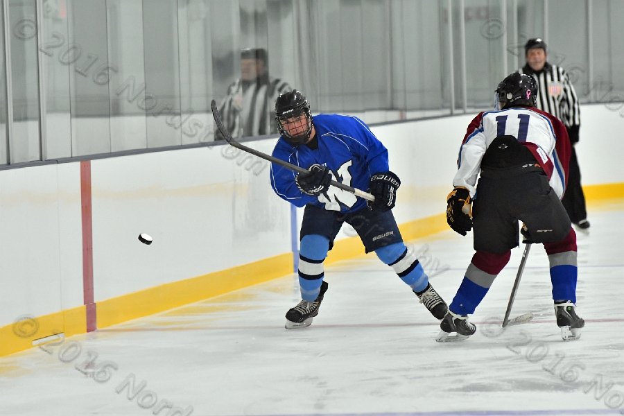 Wheaton College Men\'s Ice Hockey vs Middlesex Community College. - Photo By: KEITH NORDSTROM